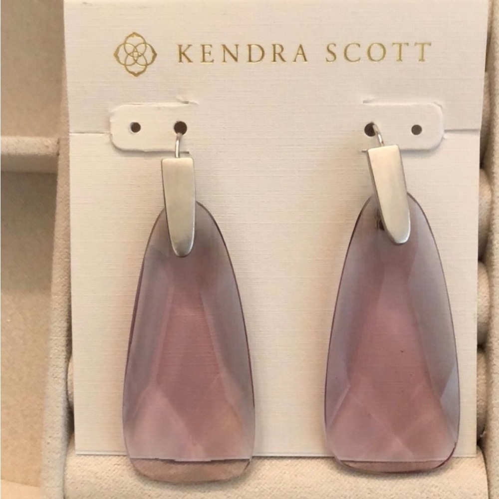 Kendra Scott Lavender Drop Earrings